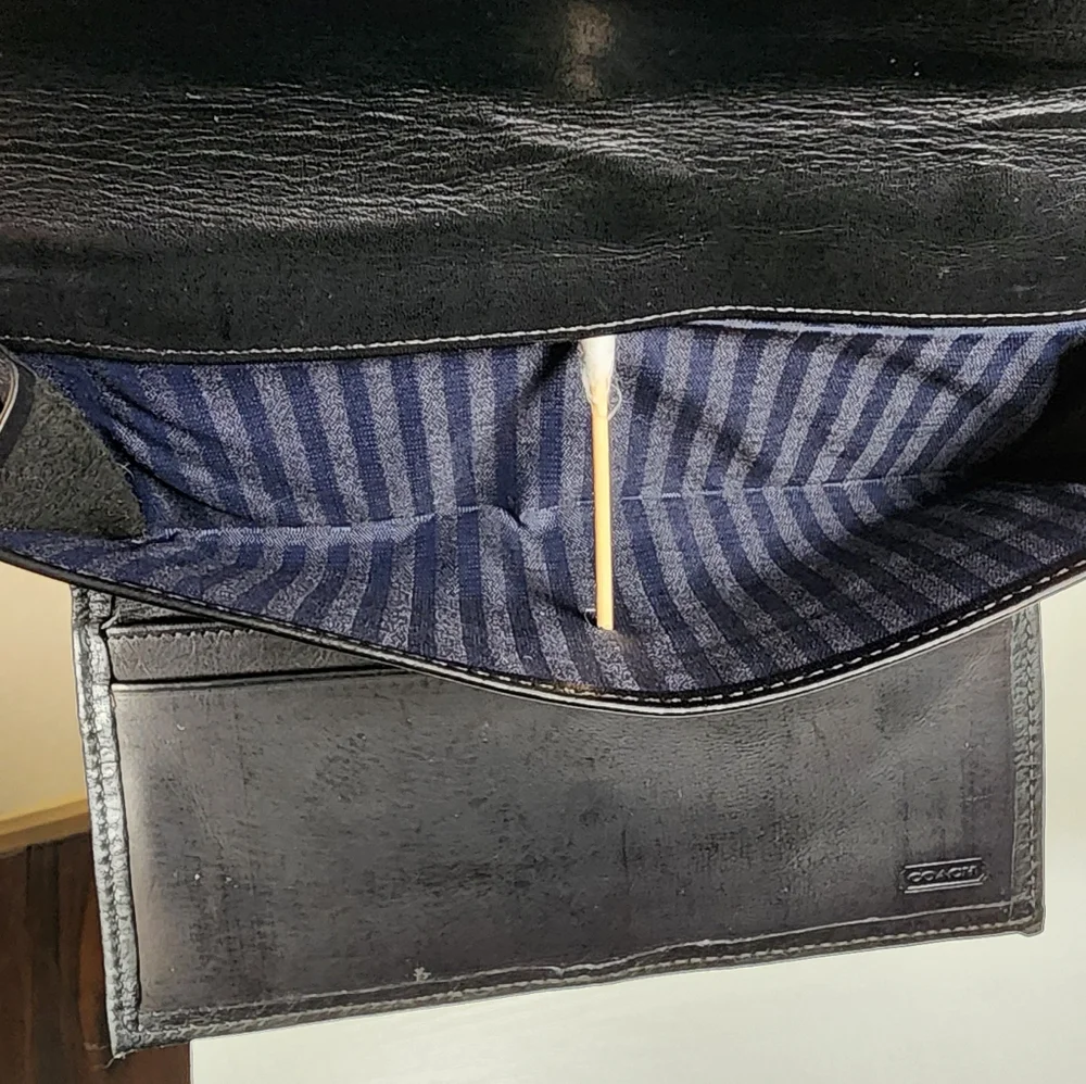 Vintage Coach Black Sonoma Wallet - Picture 9 of 11